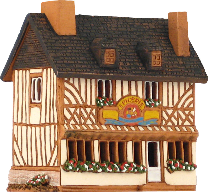 Epicerie in Beuvron en Auge, Frankreich