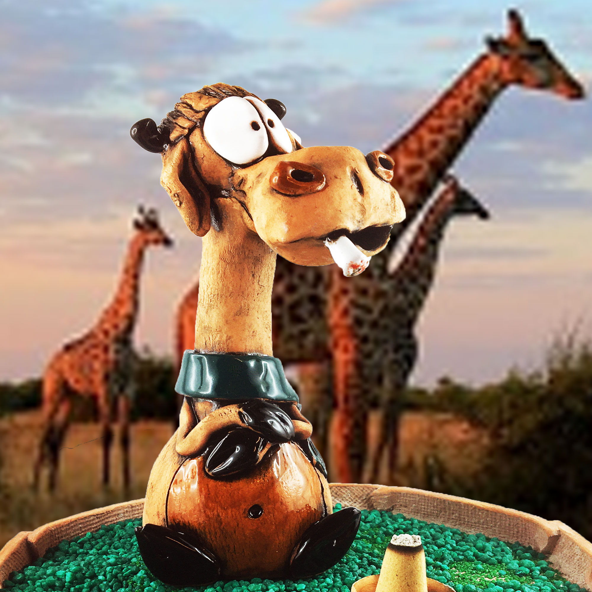 Giraffe Langhals