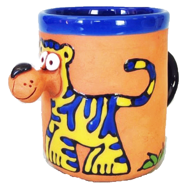Krokodil Tiermotivtasse Tiger Krokodil Tiermotivtasse Tiger