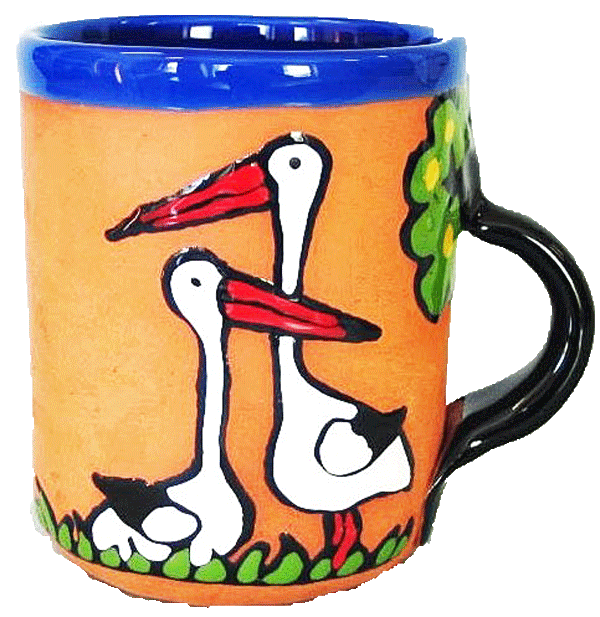 Storch Tiermotivtasse