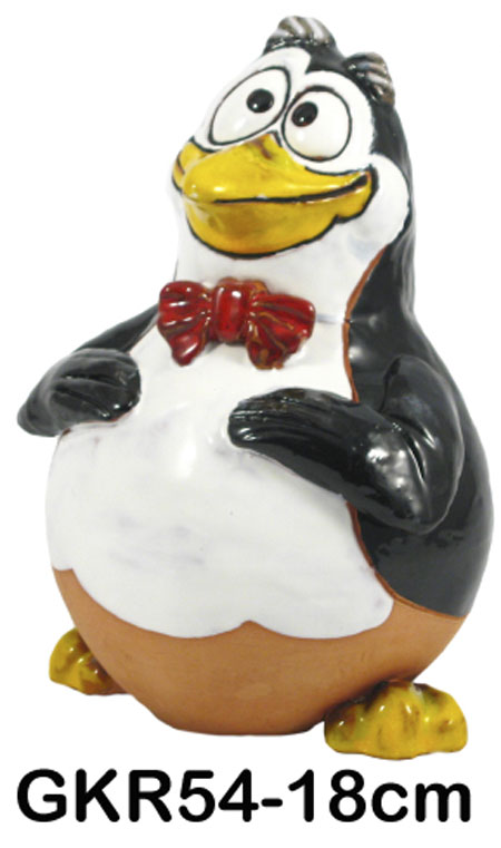 Pinguin - Garten Stecker Kugel