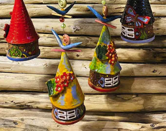 Friede und Freude - Windgloeckchen Hausform Friede und Freude - Windgloeckchen Hausform